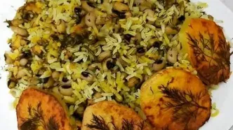 شام امشب با من: طرز تهیه پلو لوبیا چشم بلبلی؛ قاطی پلویی آسان و خوشمزه