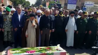 تشییع پیکر سردار شهید نارنجی در ارومیه