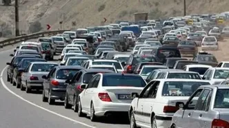 ترافیک پرحجم در جاده‌های مازندران