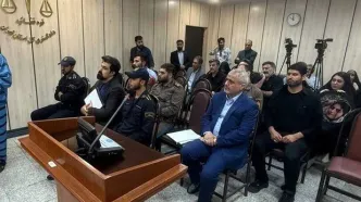 اولین تصویر از قاتل الهه حسین‌نژاد در دادگاه + عکس