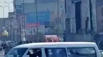 ببینید| آتش سوزی در یک مرکز تجاری دیگر در عراق
