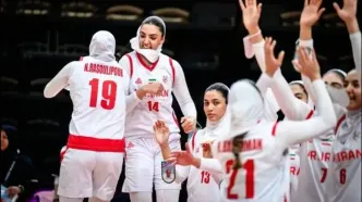 دختران ایران و چین تایپه در فینال بسکتبال کاپ آسیا
