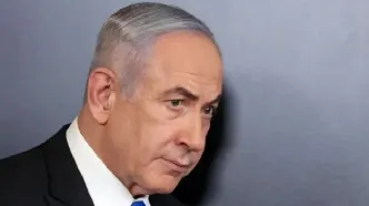 تظاهرات علیه نتانیاهو در واشنگتن