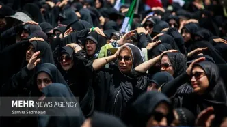 دو قاب از حضور پررنگ دختران در دسته‌های زنجیرزنی