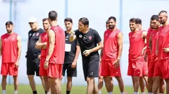 تمرینات تاکتیکی هاشمیان برای پرسپولیسی‌ها