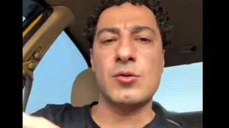 عصبانیت نوید محمدزاده از دستگیری پدر همسرش