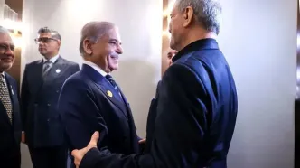 پزشکیان با نخست وزیر پاکستان دیدار و گفت و گو کرد