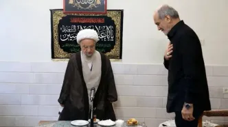 دیدار پزشکیان با آیت الله مکارم شیرازی