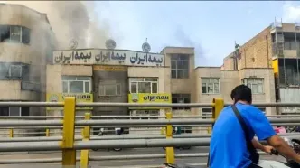 خبر فوری از آتش سوزی فروشگاه کفش در تهران/ حضور ۵ ایستگاه آتش‌نشانی در محل