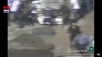 انتشار برای اولین‌بار؛ تصاویر دوربین‌های ترافیکی پس از حمله اسرائیل به میدان قدس تجریش
