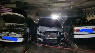 حریق در مجتمع مسکونی ۶۰ واحدی در منطقه 14 تهران