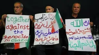 عکس؛ گریه‌ کاظم صدیقی در مراسم بزرگداشت سرلشکر حاجی‌زاده