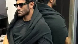 رضا گلزار با شورتک در لامبورگینی آونتادور غوغا کرد!/ عکس