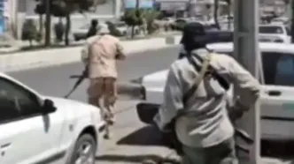 ویدئویی از لحظات اولیه حمله تروریستی در زاهدان
