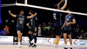ایران 16 - فرانسه 25؛  شکست دور از انتظار در ست دوم
