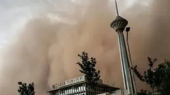 هشدار به تهرانی‌ها؛ وزش باد شدید و گرد و خاک