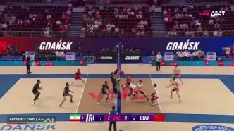 خلاصه والیبال چین 0 - ایران 3