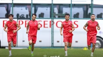 تمرین پرفشار پرسپولیس در اردوی ترکیه