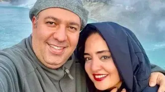 دابسمش نرگس محمدی و علی اوجی پشت ترافیک