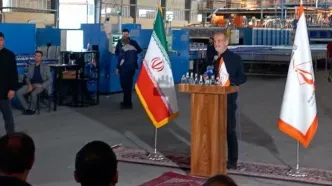 رئیس‌جمهور یک واحد صنعتی تولید ظروف شیشه‌ای را در زنجان افتتاح کرد