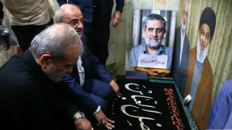حاشیه حضور پزشکیان در حرم حضرت معصومه