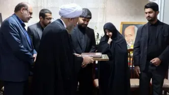 ابلاغ پیام رهبر انقلاب به خانواده سرلشکر شهید غیب‌پرور