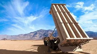 سامانه پدافندی ضدبالستیک THAAD در عربستان | عکس