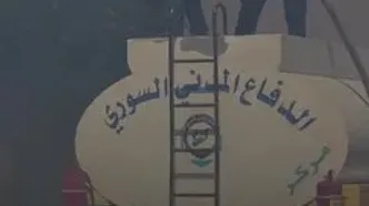 ببینید؛ شدت و ابعاد انفجار در یک انبار مهمات در ادلب سوریه
