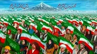 جدیدترین دیوارنگاره میدان ولیعصر +عکس