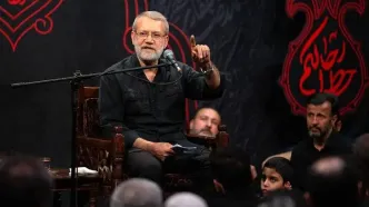 منبر نشینی لاریجانی در هیئت میثم مطیعی؛ پارادوکسی به تمام معنا