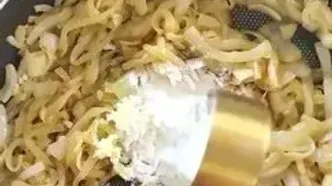 مرغ خامه ای و پیاز، طعمی نرم و لطیف