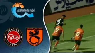 خلاصه بازی مس رفسنجان - تراکتور