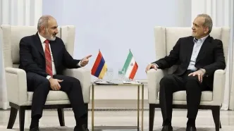 دیدار خصوصی پزشکیان با نخست وزیر ارمنستان