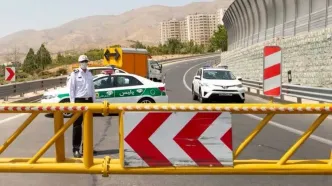 بسته شدن مسیر جنوب به شمال جاده چالوس از ساعت ۱۵ امروز