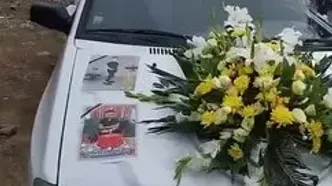 جگر سوز ترین فیلم از قتل ایلیا کوچلو / راه انداختن ماشین عروس گل زده در خیابان های ماتم زده بابل