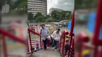 ویدیوی مکالمه فارسی نیکولاس مادورو با سحر امامی