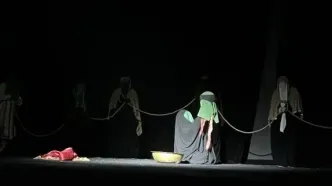 طریق الحسین مسیر عشق ورزی تئاتری‌ها؛ هنرمندان پای کار اربعین