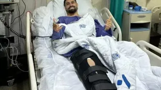 یک تراکتوری رباط پاره کرد و فصل را از دست داد