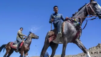 تصاویر؛ اسب‌ها و سواران در جاده دلدادگی به سوی خورشید خراسان