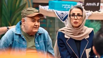 عکسی از اکبر عبدی در کنار همسر و دخترش!
