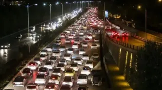 ترافیک پنج کیلومتری در کندوان و هراز