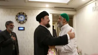 عیادت سید حسن خمینی از سیدمحمود علوی