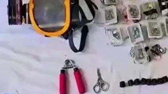 فیلم لحظه کشف کارگاه تولید مواد منفجره و جلیقه انتحاری جیش‌الظلم در ایرانشهر