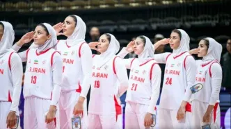 صعود ۱۵‌ پله ای بسکتبال زنان ایران در رنکینگ جهانی