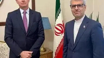 امروز در دفترم با سفیر انگلیس در تهران دیدار کردم