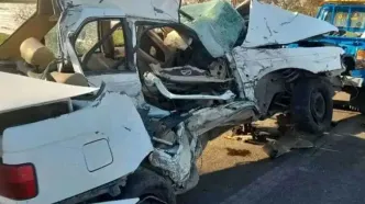 تصادف مرگبار در کرمانشاه؛ ۴ کشته و یک مصدوم