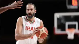 اسطوره بسکتبال ایران در خانه خدا+ عکس