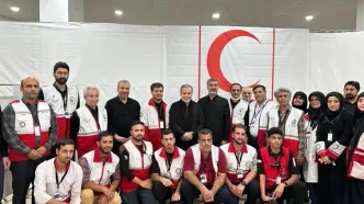 بازدید عراقچی از دستگاه‌های خدمات‌رسان هلال احمر در نجف اشرف