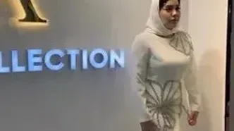 اولین مانکن زن زنده ایران در بازار تهران!