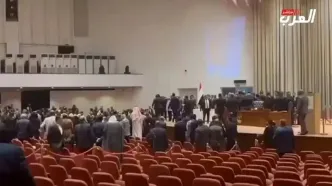 ‌کتک‌کاری و پرتاب کفش در پارلمان عراق